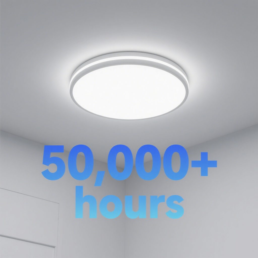 long lifespan of LED ceiling light