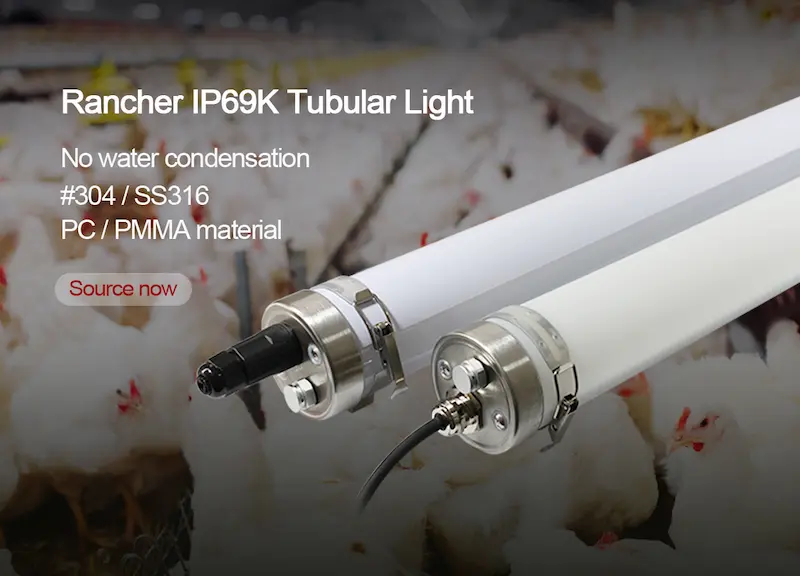 IP69K tri-proof lighting in environment