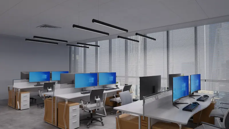 Reflex indirect LED linear light