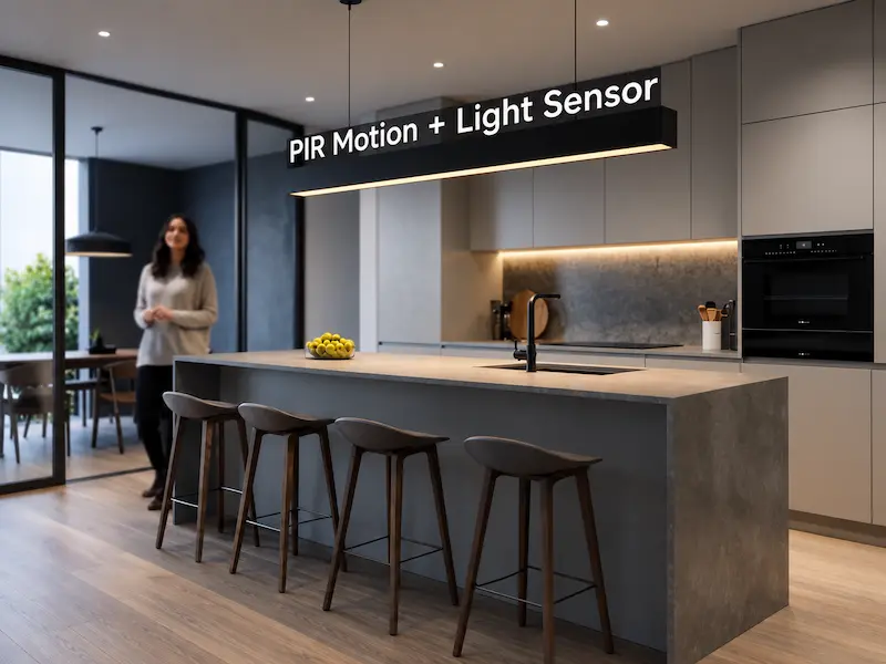 DALI PIR motion light sensor for commercial lighting control