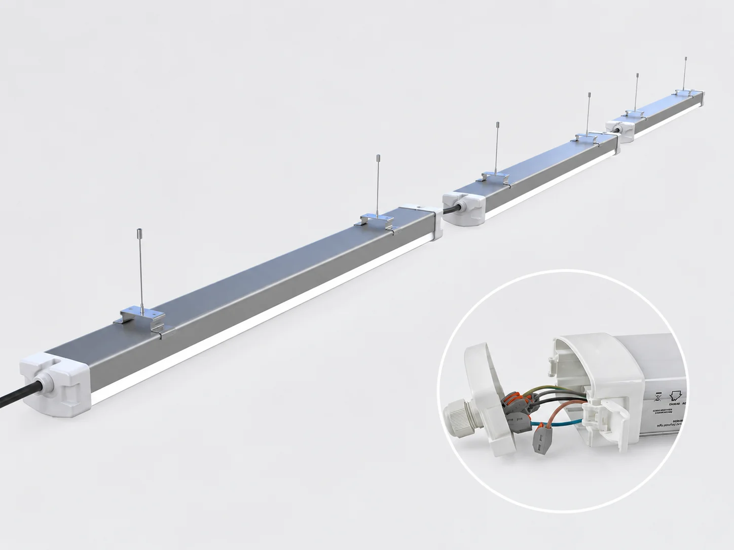 parkade ip66 led tri-proof light linkable