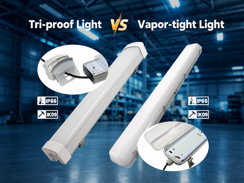 vapor-tight vs tri-proof light