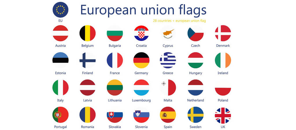 European Union Flags