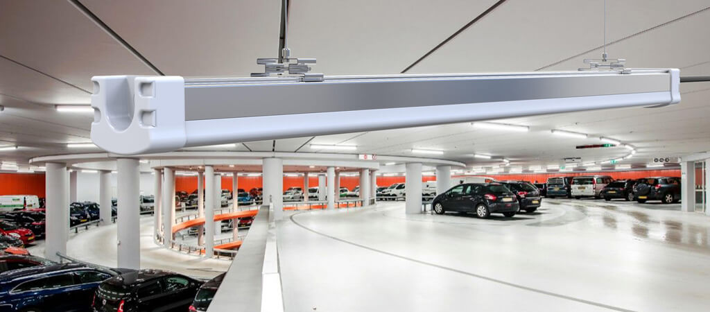 IP66 LED Light in Parking Garage