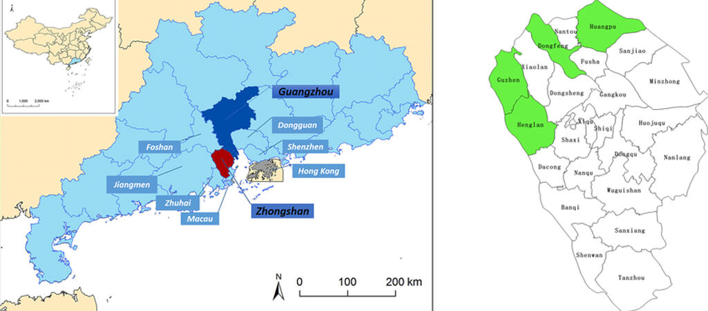 Zhongshan China Location