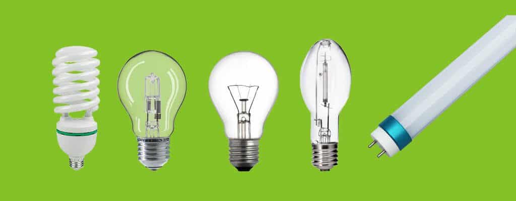 fluorescents, halogens, incandescent bulbs,HIDs and LED tubes