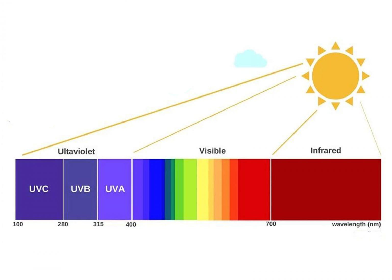 Какое действие оказывают uvb лучи