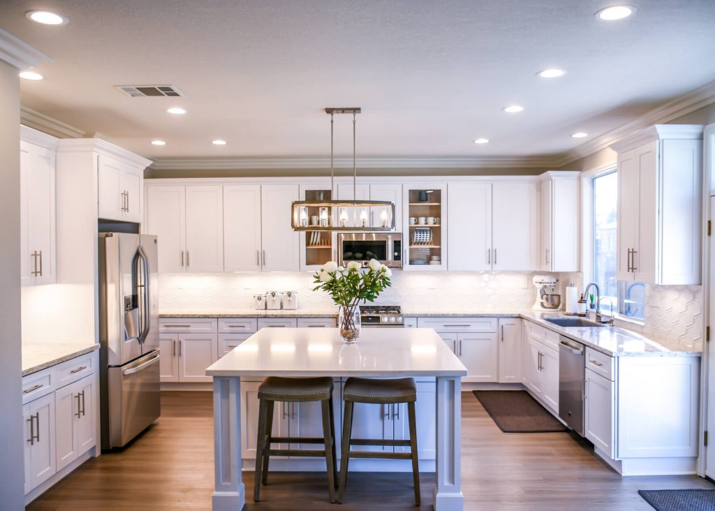 LED lights in kitchen