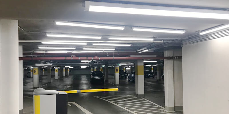 Parkade IP66 LED Tri-Proof Light for parking garage lighting
