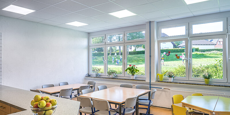 led panels for classroom lighting