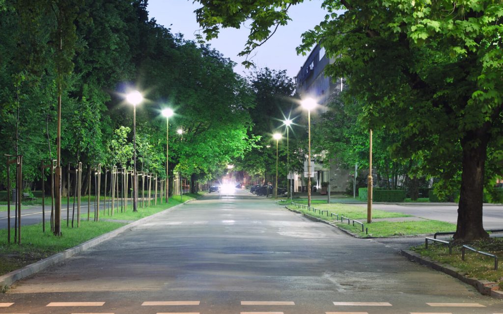 case study led flood street lighting