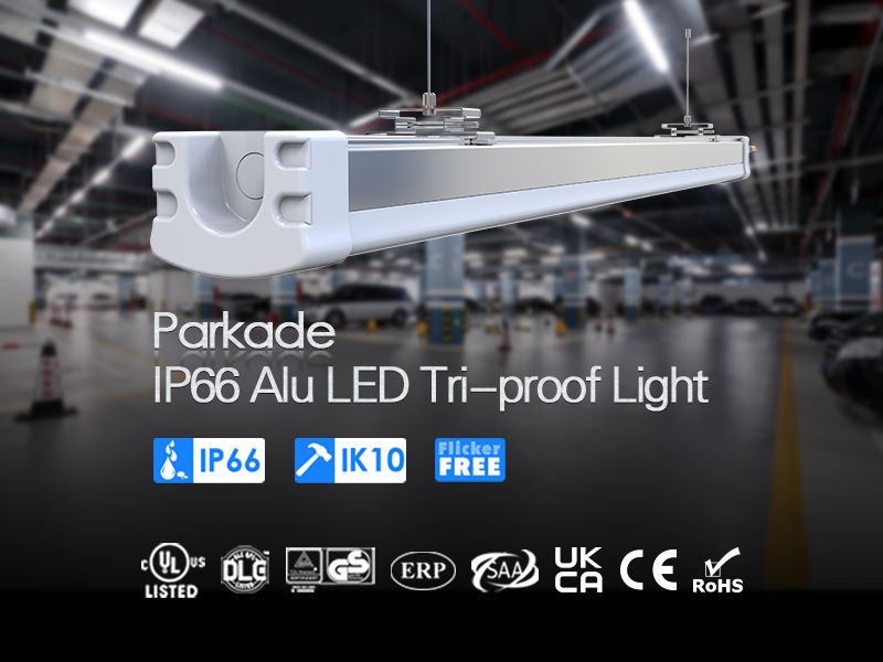 Parkade IP66 Tri-proof Lights Video ShineLong
