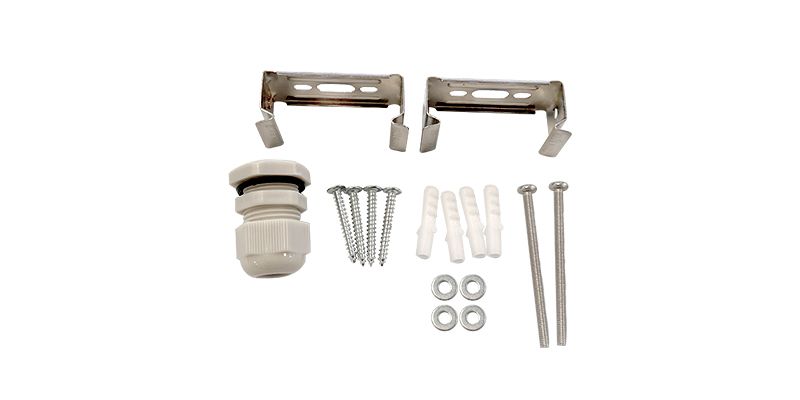 vapor tight light fixture clips