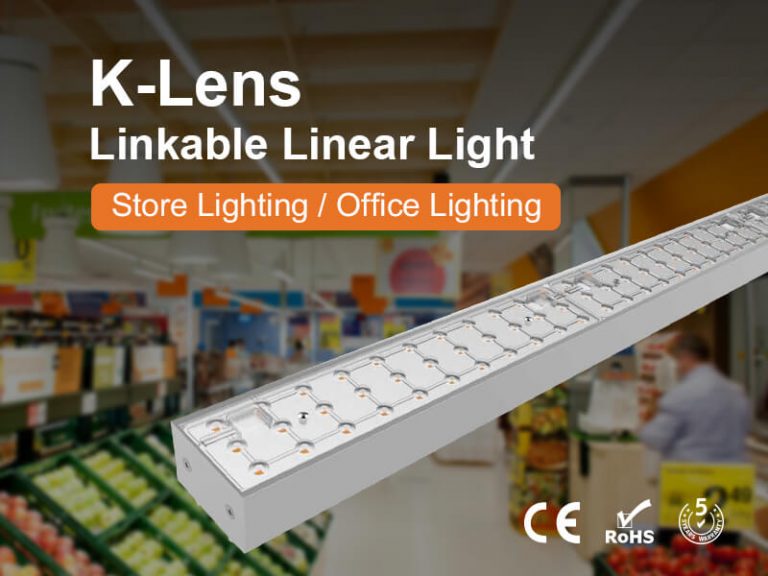 linkable linear light store lighting, office lighting