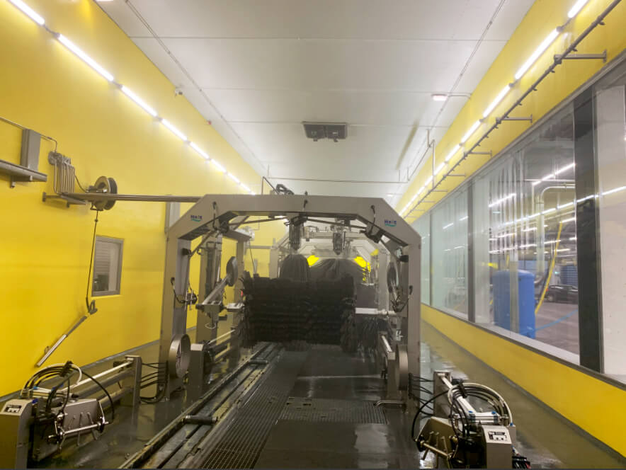 Car washing spaces led lighting