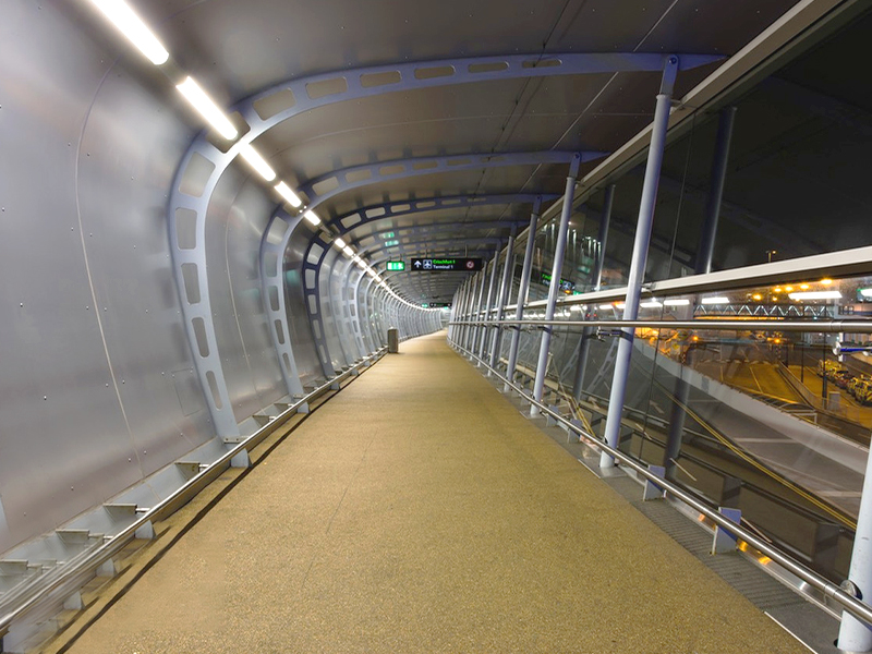 LED triproof lights in airport