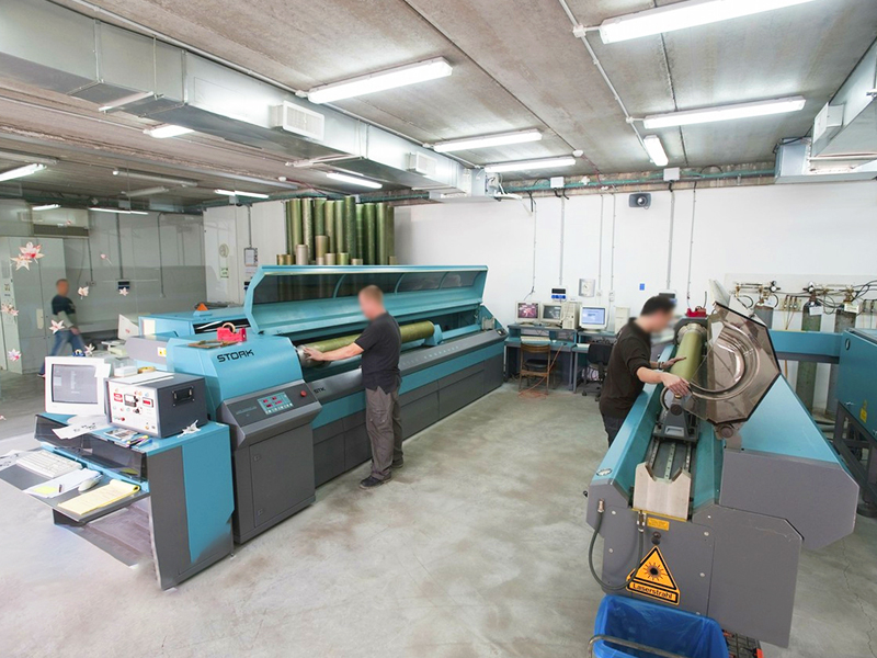 LED triproof lights in workshop