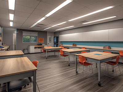 educational organizations and classrooms lighting