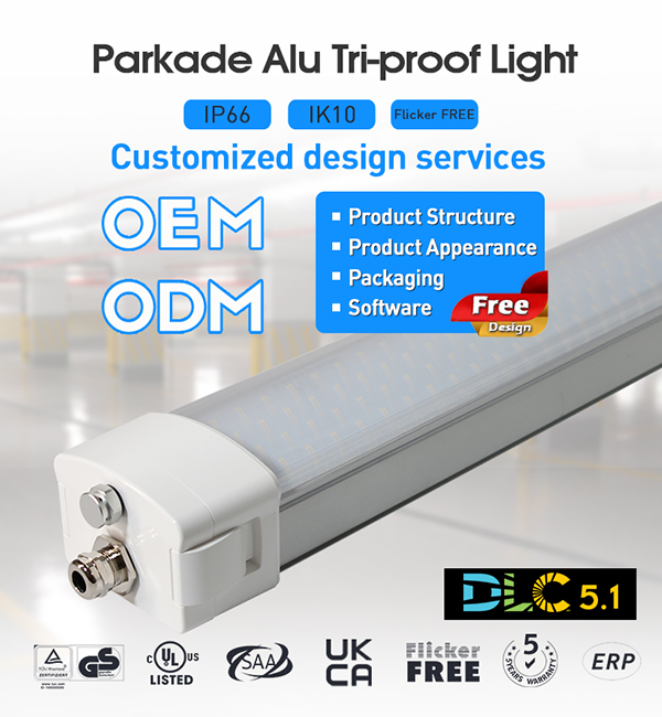 Parkade IP66 Tri-proof Light