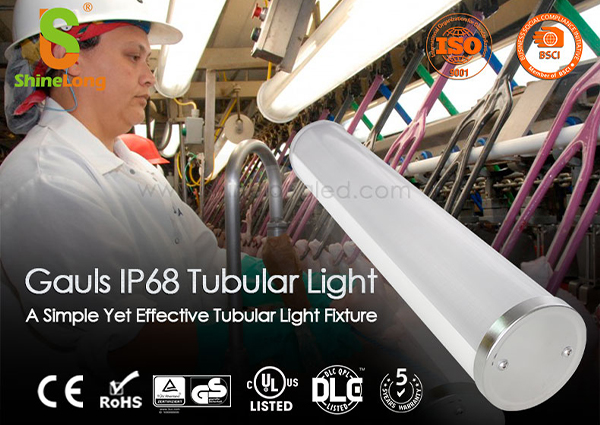 Gauls IP68 Tubular LED Triproof Light, A Simple Yet Effective Tubular Light Fxhure