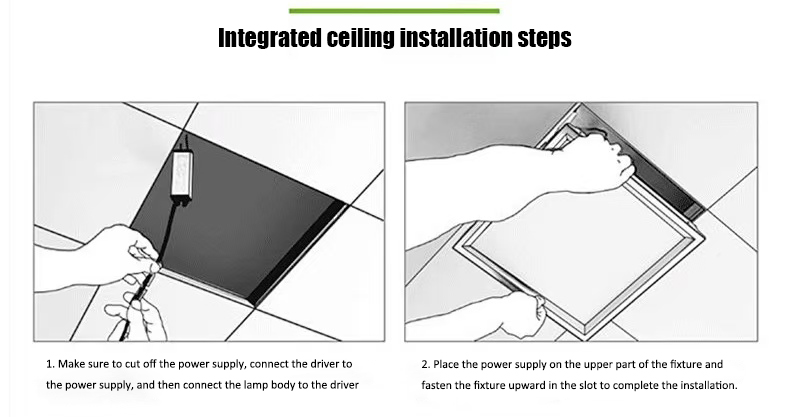 integrated ceiling installation steps