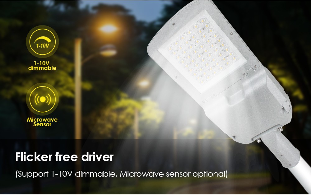 1-10V dimmable, Microwave sensor street light