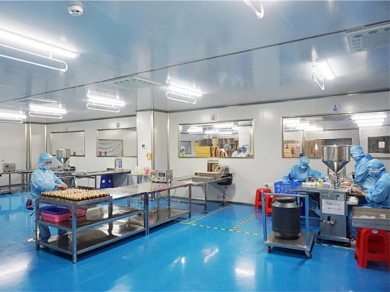 LED triproof lights in workshop, factory lighting