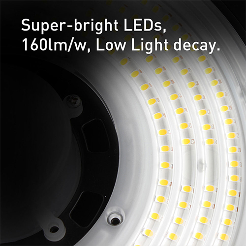Super bright LED, high lumen, low light decay