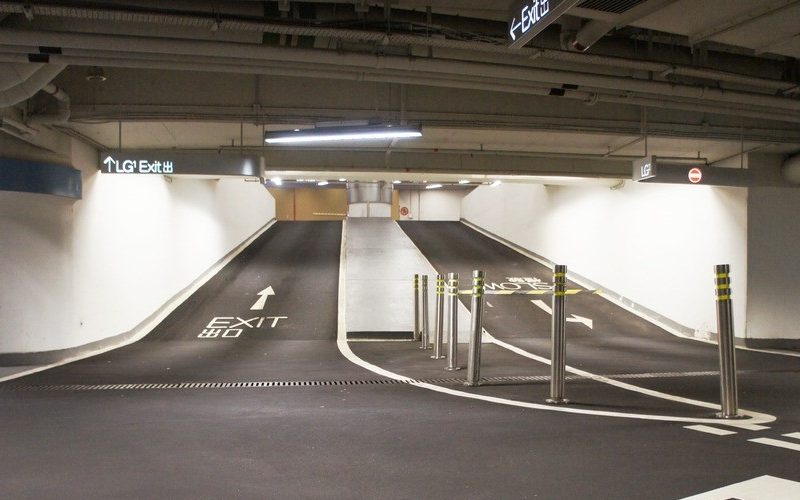 energy efficient parking lights entry and exit