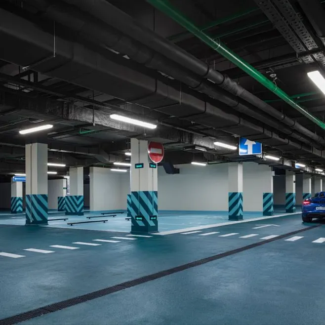 underground car park lighting