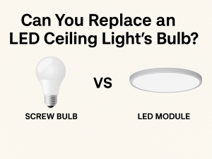 Can You Replace an LED Ceiling Light's Bulb