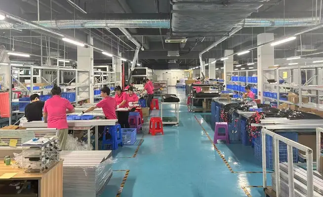 LED lighting manufacturer production line