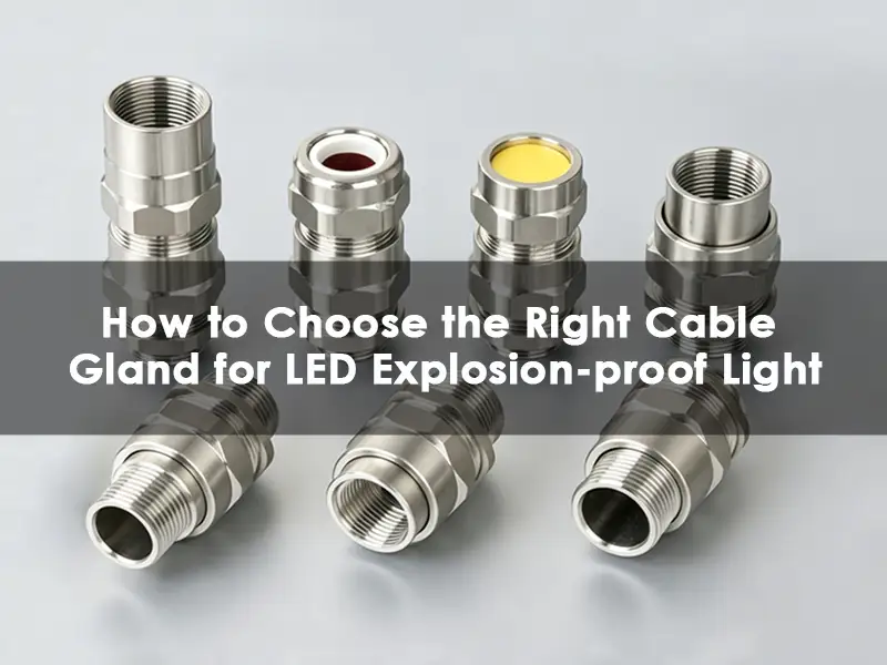 how to choose the right cable gland for led explosion-proof light