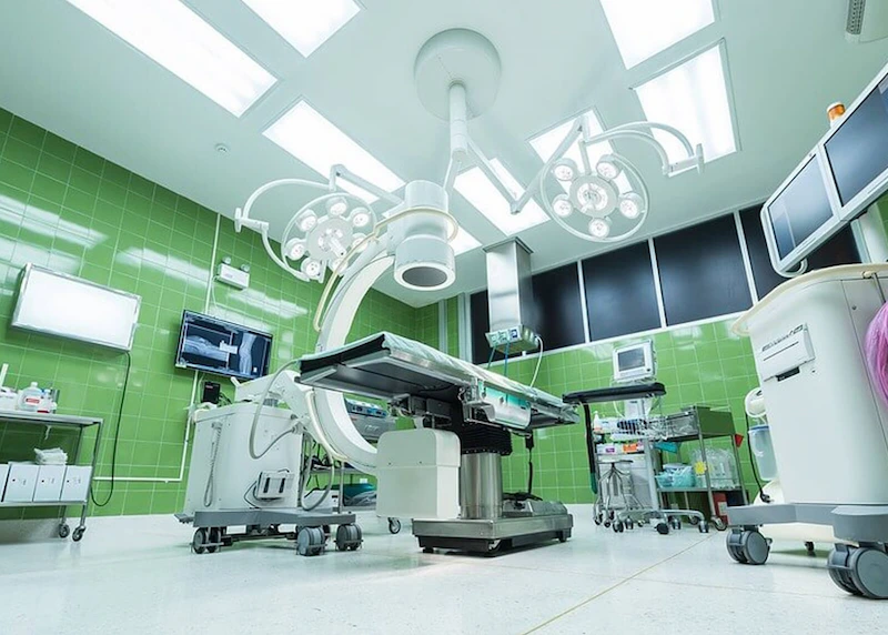 LED panel lights for hospital and clinic lighting