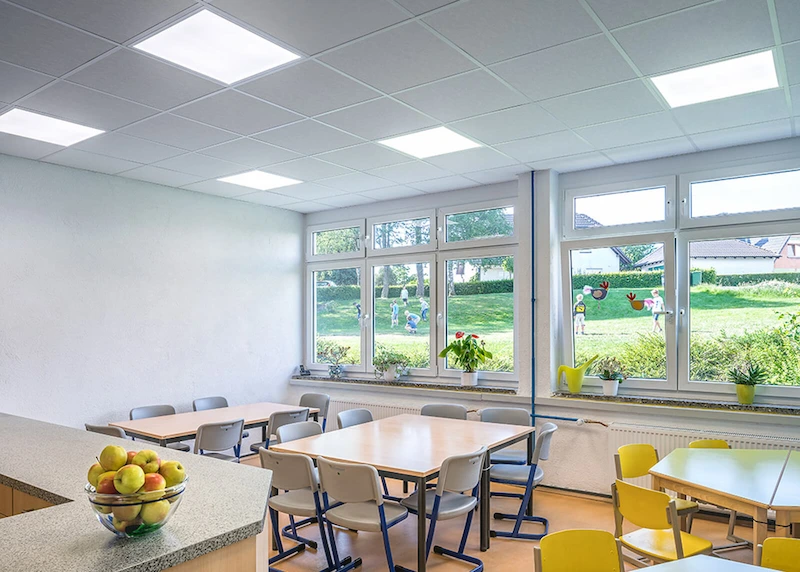LED panel lights for retail store and supermarket lighting