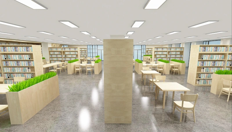 LED panel lights for school and classroom lighting