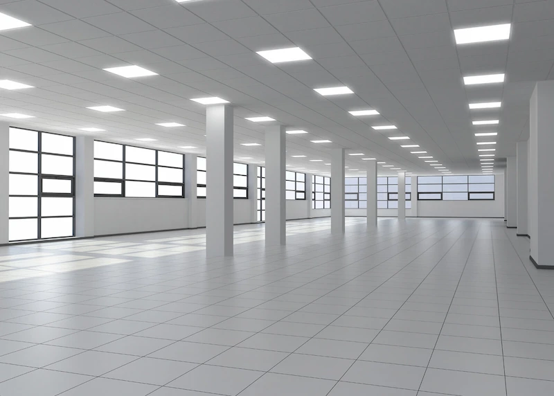 LED panel light modern commercial interiors