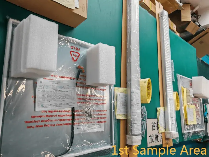 LED lighting first article inspection