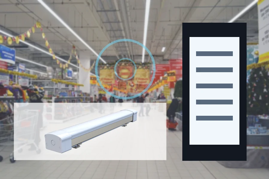 ShineLong LED linear light camera banding test for flicker