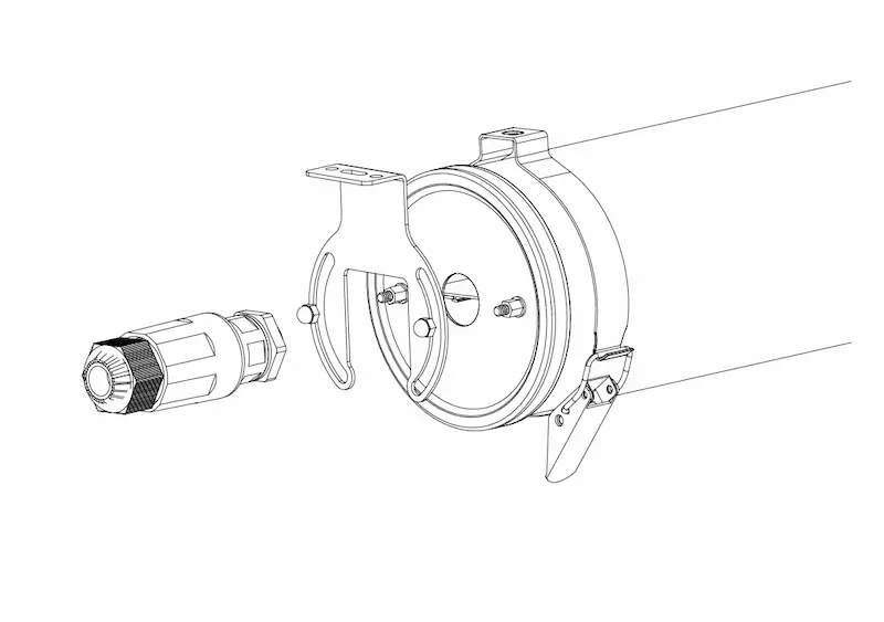 ShineLong IP69K tri-proof light accessories for project installation