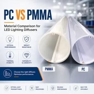 PC vs PMMA for LED lighting