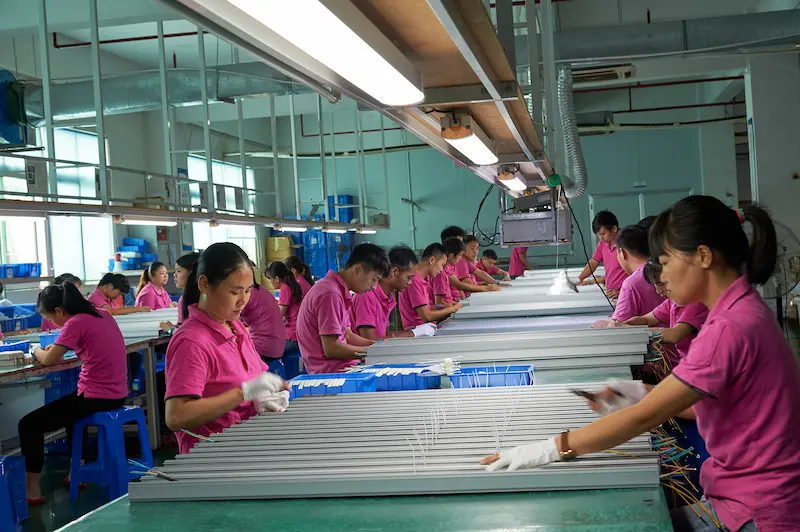 ShineLong LED lighting assembly process