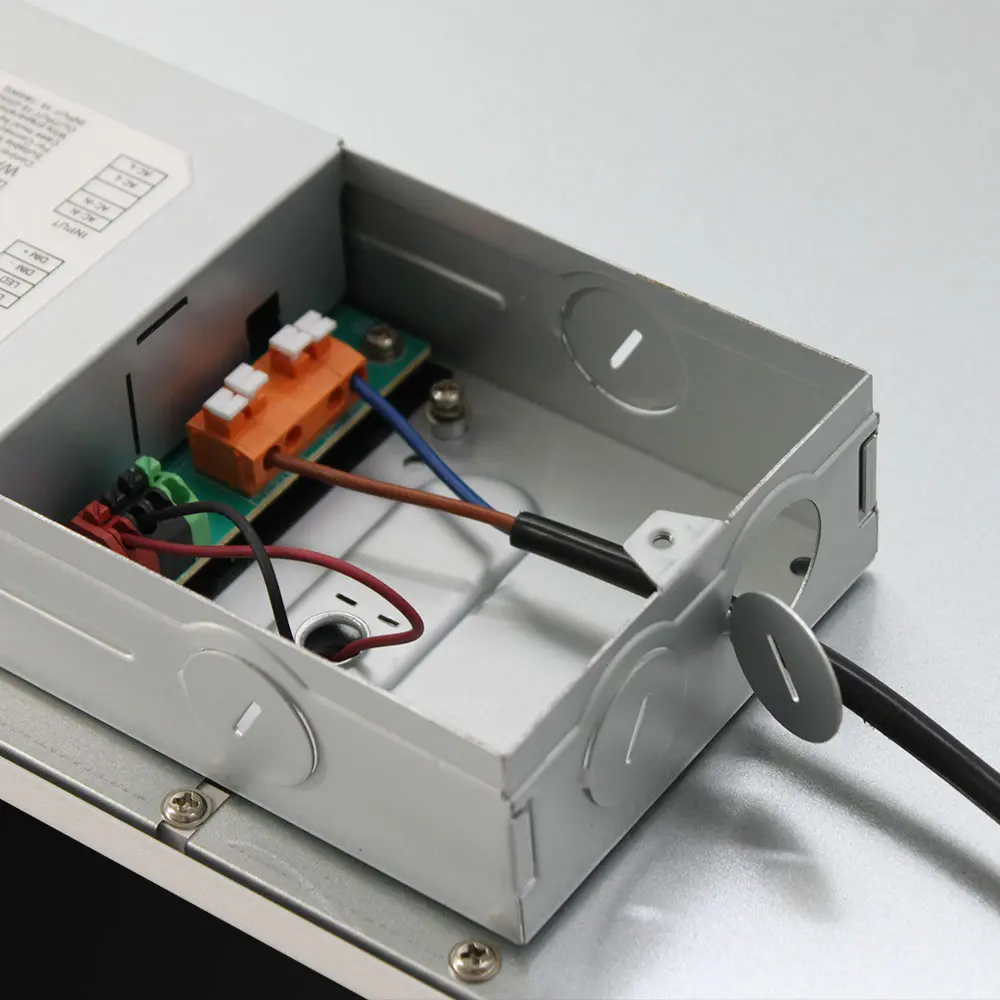 LED panel light emergency lighting option