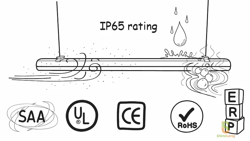 vapor-tight lighting product