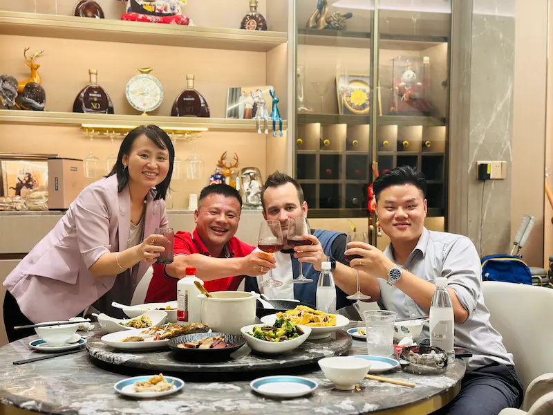 ShineLong customer family feast