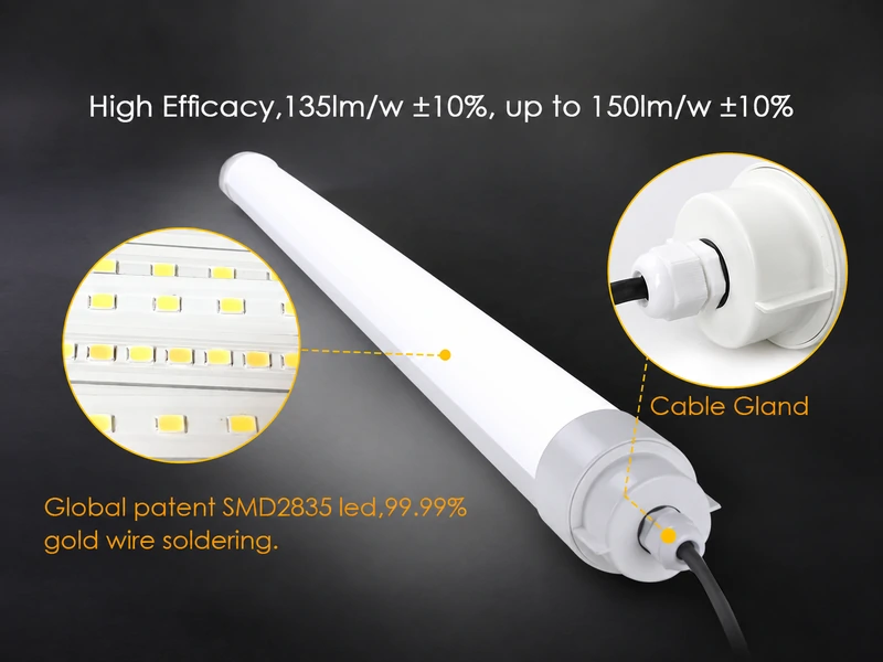 Eco Rancher IP66 led tri-proof light efficacy
