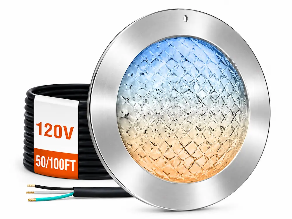 10-inch 3 CCT LED pool light