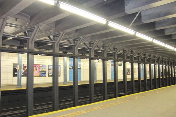 subway and train station lighting