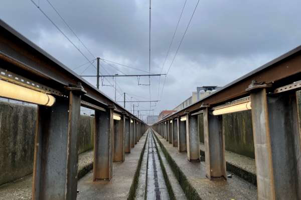 train station triproof lights